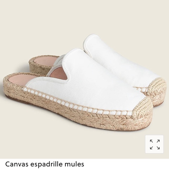 J. Crew Shoes - J. Crew Canvas Espadrille Mule